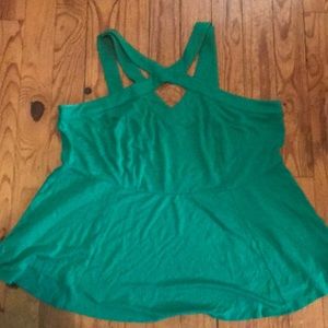 Cute Green peplum top